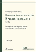 Berliner Kommentar zum Energierecht - Band 3
