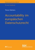 Accountability im europäischen Datenschutzrecht