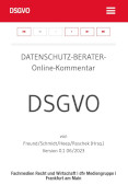 DATENSCHUTZ-BERATER-Online-Kommentar DSGVO