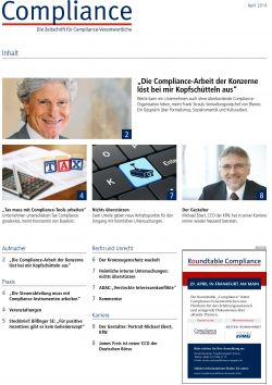 Compliance Newsletter April 2014 Archiv Bild