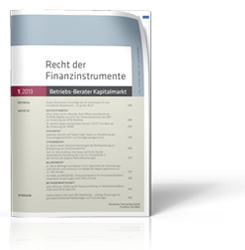 Recht der Finanzinstrumente Recht der Finanzinstrumente