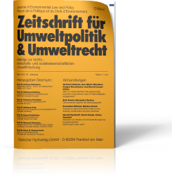 Zeitschrift für Umweltpolitik & Umweltrecht